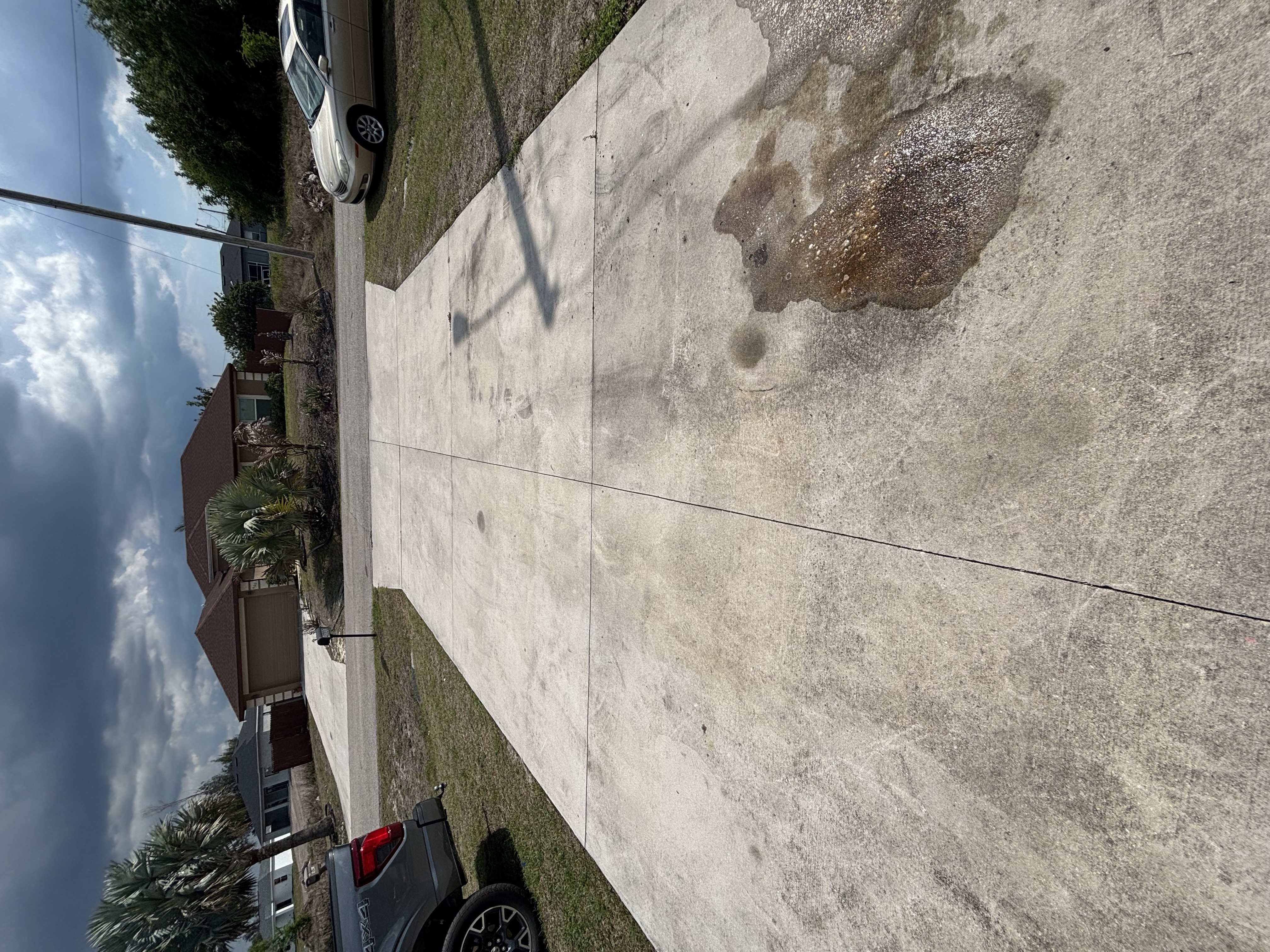 Driveway cleaning